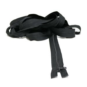Coil Zipper #10 Separating 300" Black DISCONTINUED