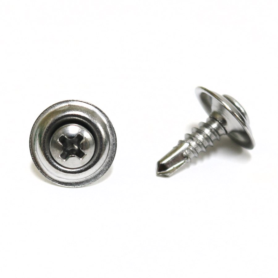 Phillips Oval Head Sems Tek Screws w/ Countersunk Washers 818 x 5/8