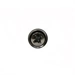 Phillips Oval Head Sems Tapping Screws w/ Flush Washers #8 x 7/8" Chrome
