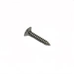 Phillips Oval Head Sems Tapping Screws w/ Flush Washers #8 x 7/8" Chrome