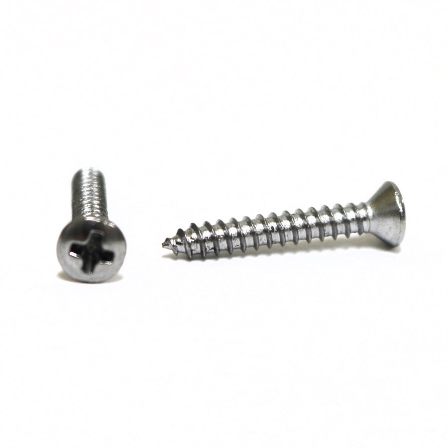 thumbnail image 2 of Phillips Oval Head Tapping Screws #8 X 3/4\" Chrome 2 of 9