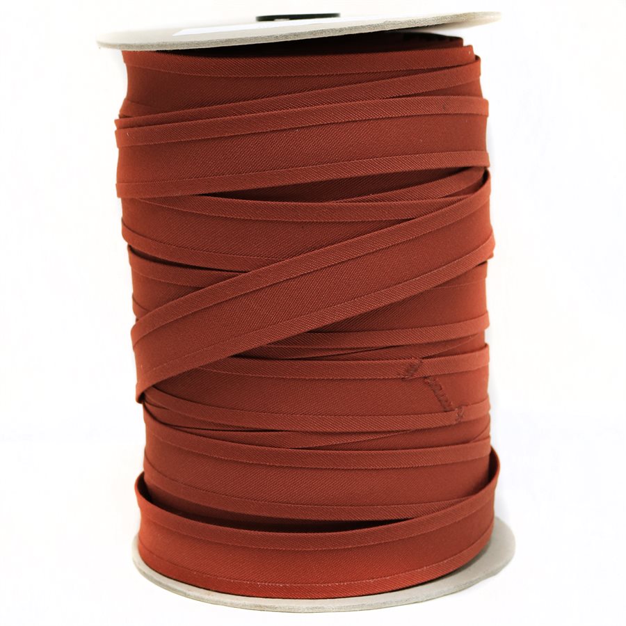 Recacril Acrylic Canvas Binding 7/8" Double Folded Chestnut DISCONTINUED