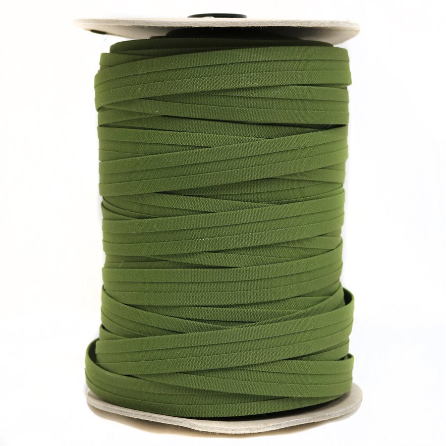 Recacril Acrylic Canvas Binding 3/4" Double Folded Khaki Green DISCONTINUED