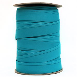 Recacril Acrylic Canvas Binding 1 1/4" One Side Folded Turquoise DISCONTIUED