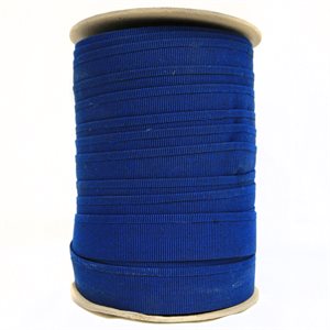 Recacril Acrylic Canvas Binding 1 1/4" One Side Folded Blue Tweed