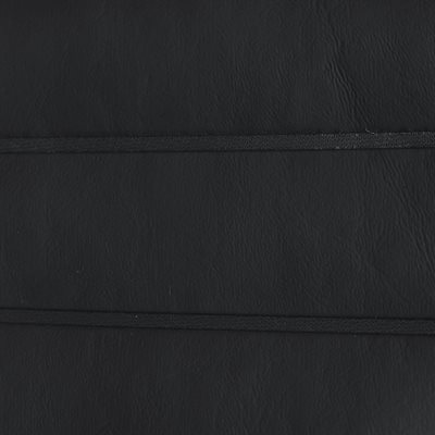 Sample of Seascape Quilted / Pleated Marine Vinyl Black