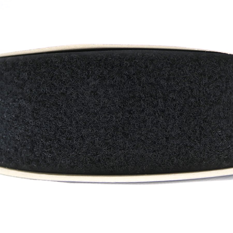 Velcro Sew On Loop 1" Black