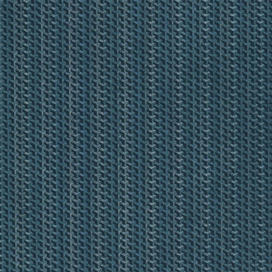 Sample of Chainmaille Automotive Vinyl Blue Steel