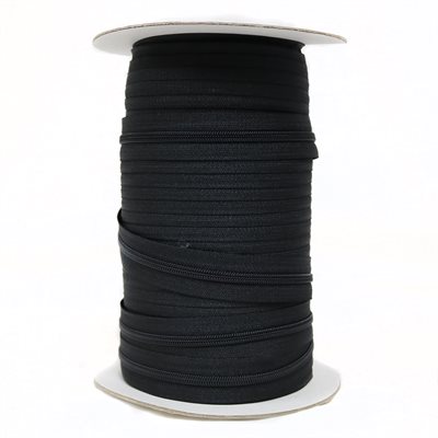 Coil Zipper Chain #4.5 Black Coil Zipper Chain #4.5 Black