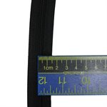 Coil Zipper Chain #4.5 Black