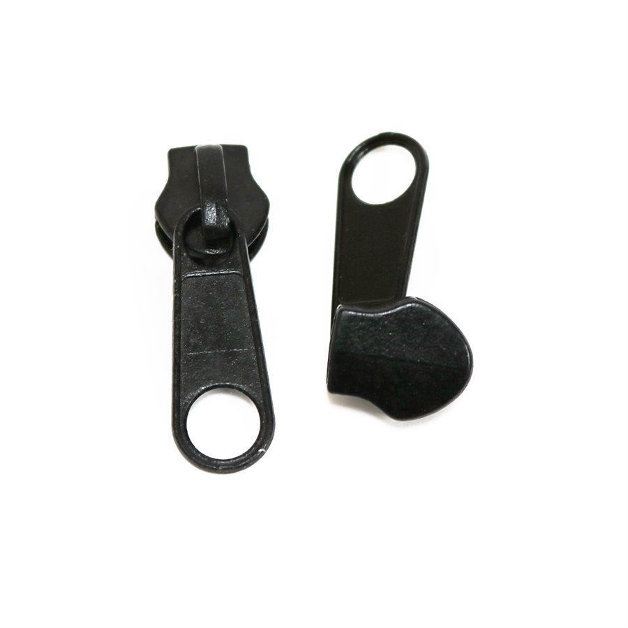 Coil Zipper 10 Single Pull Slides Black