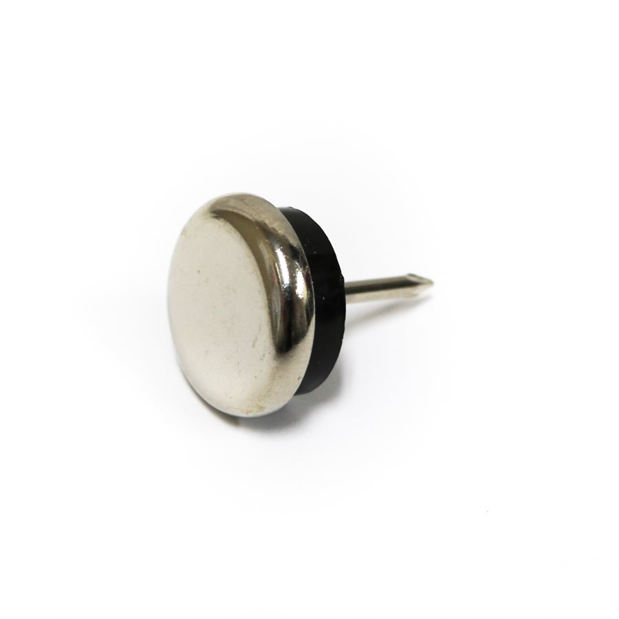 Metal Chair Glides with Rubber Cushion 1"