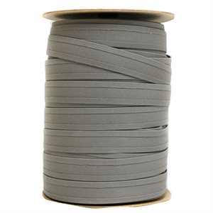 Recacril Acrylic Canvas Binding 3/4" Double Folded Grey