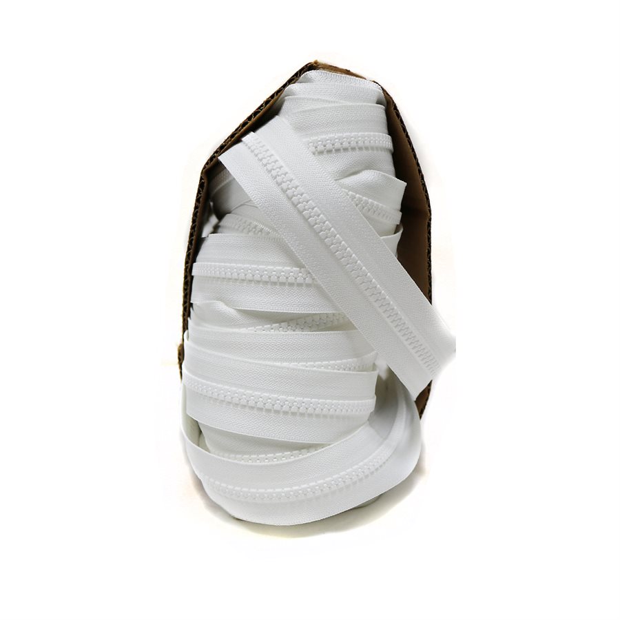 Marine Zipper Slide 5 Double Pull White