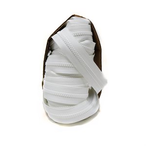 Marine Zipper Chain #5 White