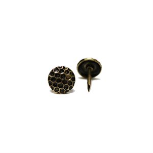 Honeycomb Bronze Decorative Nails 7/16" Head 1/2" Shank