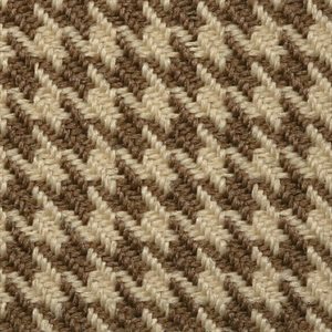 Sample of Nova Houndstooth Cloth London Brown