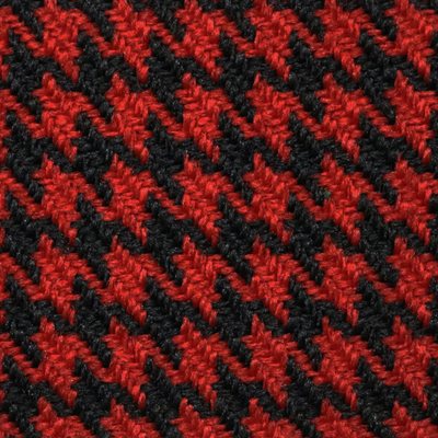 Nova Houndstooth Automotive Cloth Red Nova Houndstooth Automotive Cloth Red