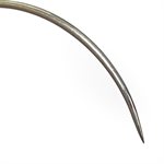 Curved Round Point Needle 3"