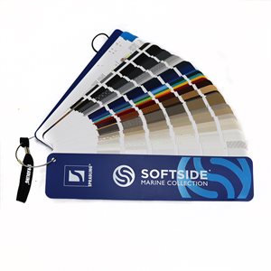 Sample Fan Deck of Spradling Softside Marine Vinyl *New