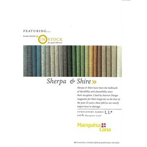 Sherpa & Shire Tweed Cloth Sample Card