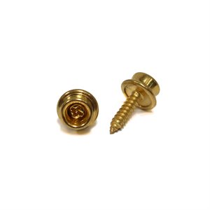Durable Fastener Screw Stud 1" Gold Plated DISCONTINUED