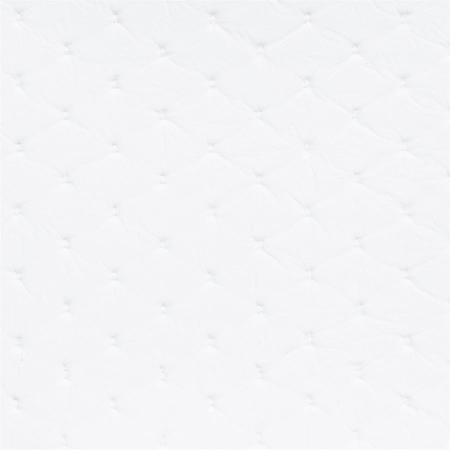 Seascape Marine Vinyl Diamond Tufted White