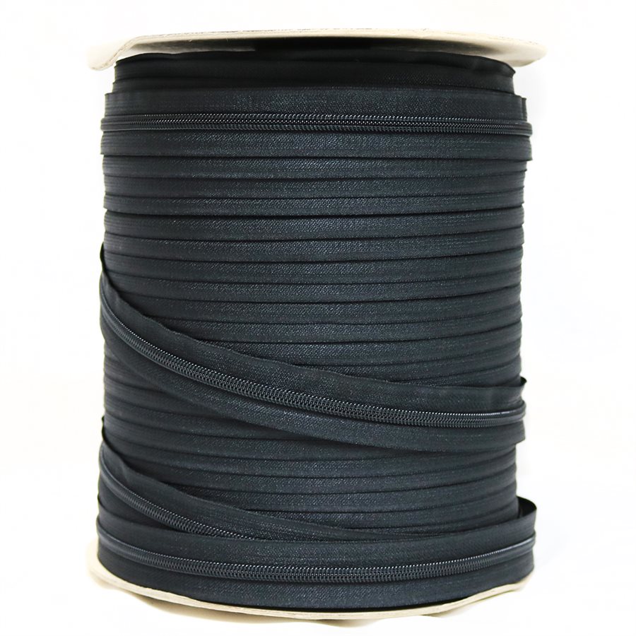 Coil Zipper Chain 5 Black