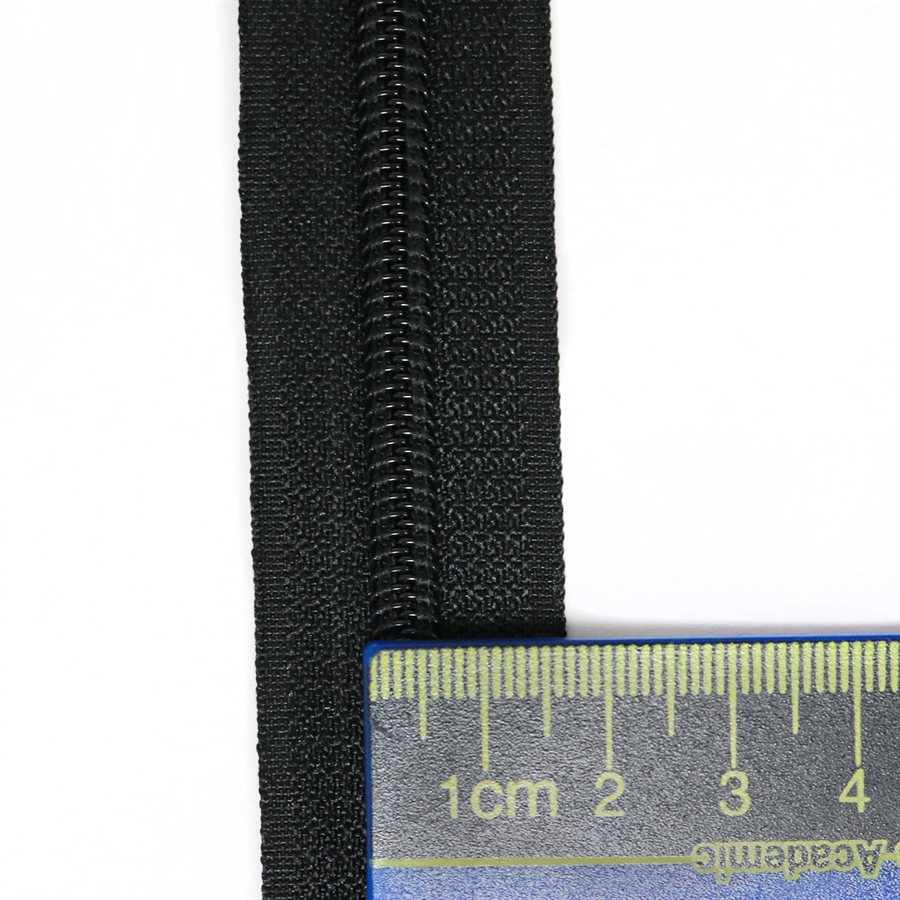 Coil Zipper Chain 5 Black