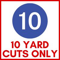 This product is sold in 10 yard cuts. All sales final on 10 Yard Store products.