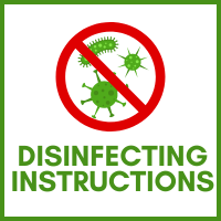 Click here for disinfecting instructions.
